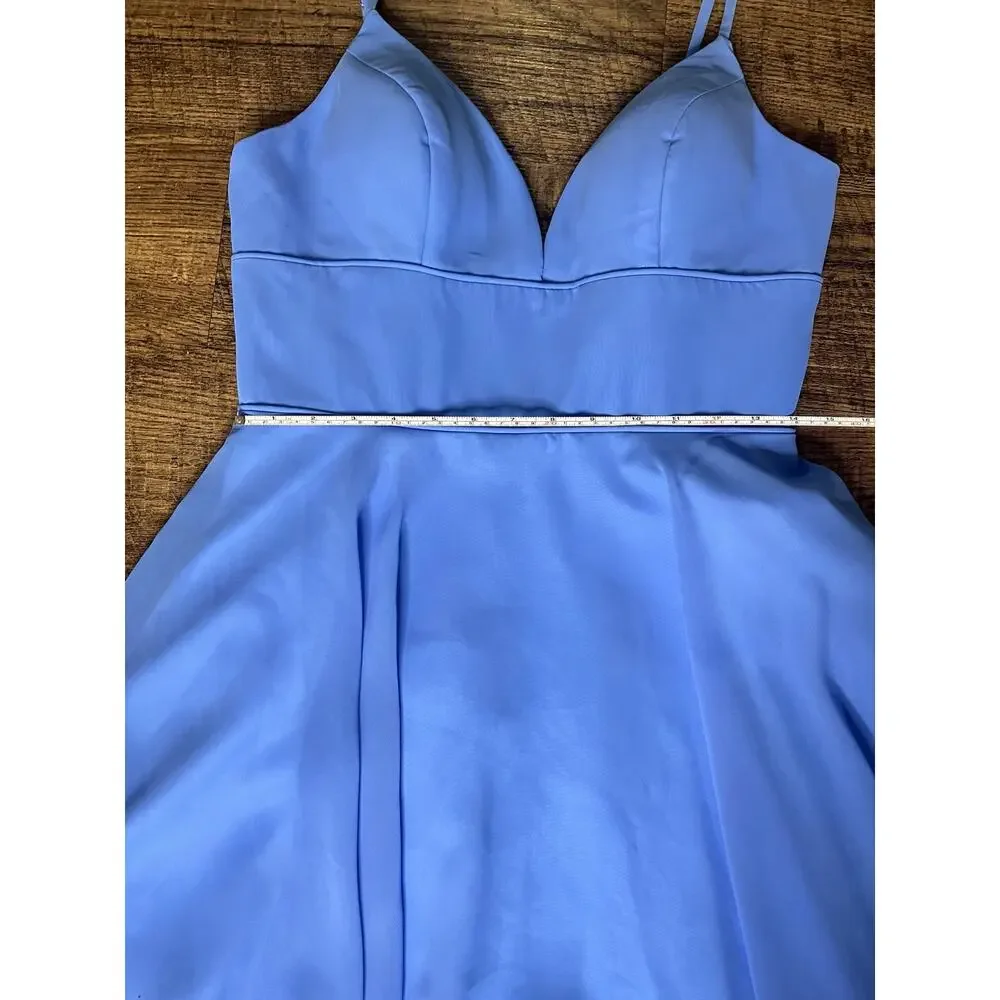 NWT Lucci Lu Periwinkle HOCO Cocktail Party Dress  - Size 10 - Picture 9 of 10